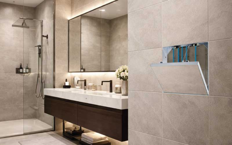 tapa registro para terminacion de tabiques con porcelanato o ceramica